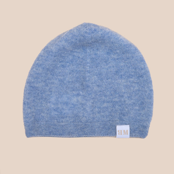 Mütze „Ferrara" aus 100% Kaschmir blau