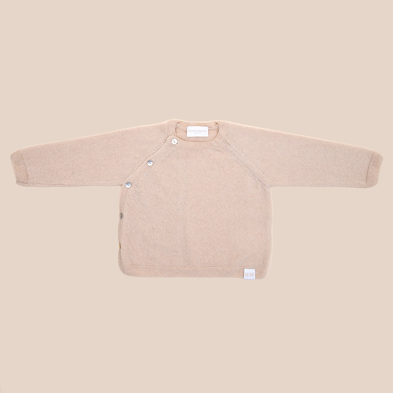 Cardigan "Roma" made of 100% cashmere beige