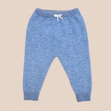 Pants "Como" from 100% cashmere blue
