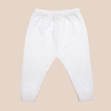 Trousers "Como" made of 100% cashmere off white