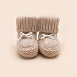Shoes "Palermo" from 100% cashmere beige