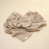 Blanket "Venezia" made of 100% cashmere beige
